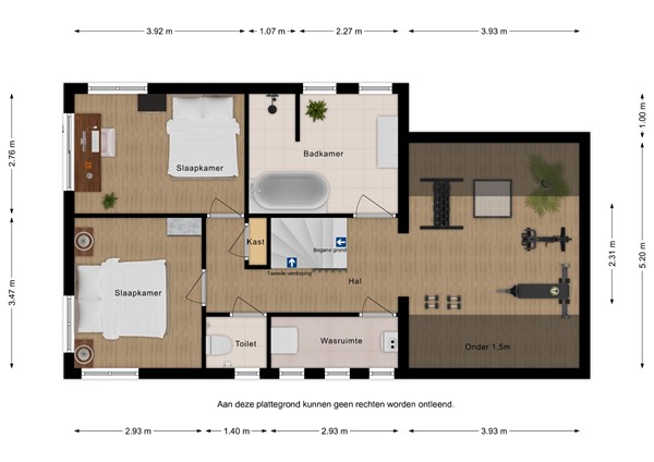Floorplan - Willemsweg 21, 4507 AR Schoondijke